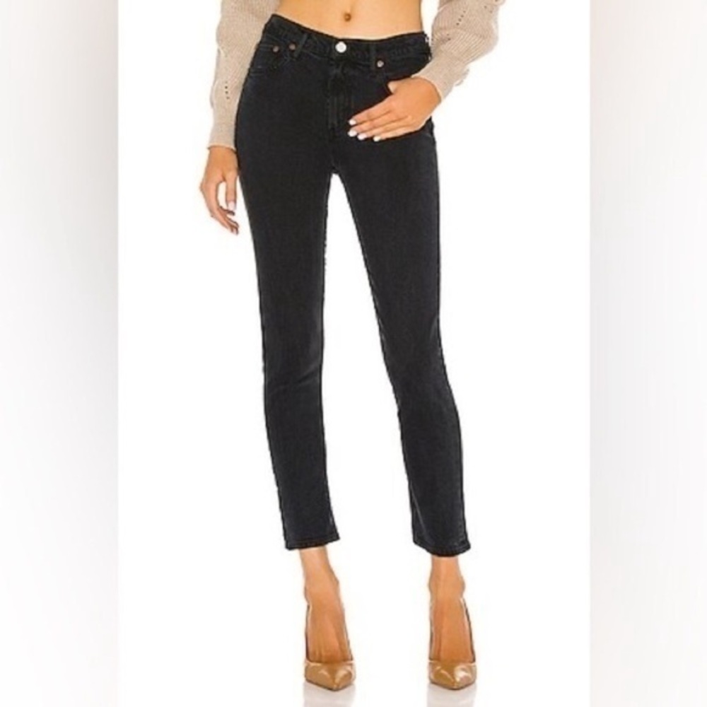 Agolde Montage Toni Mid-Rise Straight Jeans Size 25